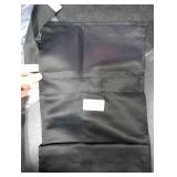 Mecodeco 100% Blackout Curtains for French & Side Doors, Light Blocking Drapes for Windows, Room Darkening Window Coverings - Privacy & Sleep Enhancing(10W x 42L Inch Black 1 Panel)