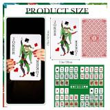 Cholemy Jumbo Playing Cards 11 x 17 Inch Giant Deck with Large Print, Oversized Full Deck for Adults Games and Party Decorations(Red)