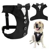 AVERYDAY Dog Tuxedo for Wedding Outfit, Dog Suit and Tie Costumes for Birthday, Halloween, Cosplay, Christmas Party, Pet Formal Wear with Bowtie, Tux for Medium Large Dogs, Bulldog, Labrador, Husky