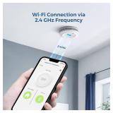 AEGISLINK Wi-Fi Combination Smoke and Carbon Monoxide Detector Compatible with TuyaSmart & Smart Life App, SC-WF240, *1