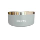 Grey Bigdog Dog Bowl