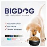 Grey Bigdog Dog Bowl