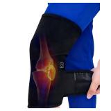Dr.WYFOOT Heat Knee Heating Pad - 3-Temperature USB Rechargeable, Adjustable Wrap for Arthritis & Joint Pain Relief, Portable Heated Knee Brace for Men & Women(1 Piece Black)