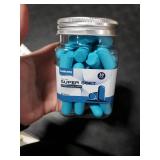 Lenicany 30Pair Soft Foam EarPlugs, 32dB Disposable Sound Blocking Noise Cancelling Ear Plugs for Sleeping/Concerts Loud Music/Shooting Guns/Work Construction, Hearing Safety Protection (Blue)