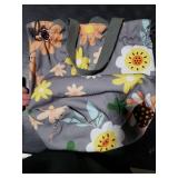 Reusable Lunch Bag,Canvas Drawstring Lunch Bag, Lunch Tote for Work, School, or Picnics, Lightweight & Waterproof, Keeps Food Fresh All Day (Sunflower)