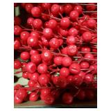 35 Pack Christmas Tree Decorations,9 inch Artificial Red Berry Stems,Red Berries Christmas Decor Christmas Tree Decorations Crafts Wedding Holiday Season Winter Decor Home Decor
