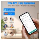 Smart Lock, 4-in-1 Keyless Entry Door Lock for Front Door, 6 Digital Code Door Lock with Keypad, Bluetooth Smart Deadbolt, App Control