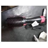 TYHGSF Hair Dryer Blow Dryer Brush in One 4 in 1 Styling Tools Hair Dryer and Styler Volumizer, Hot Air Brush for Drying, Straightening, Curling Pink 05