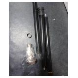 Vintage Walking Cane Wooden Walking Stick Silver Brass Handle knob Black Wood Stick - Victorian Cane - Fancy Cane for Men and Women