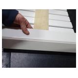 Foldable Stone Bath Mat, Non-Slip Diatomaceous Earth Bath Mat, Super Absorbent Quick Drying Bath Stone Mat, Luxury Bath mat for Bathroom Kitchen Bathtub, 23.4 * 15.4 White