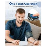 Blood Pressure Monitors for Home Use Upper Arm, Accurate Cuff 8.7-15.7 Monitor with Large Backlight Display 2 Users 240 Sets Memory, Digital BP Machine, Christmas Gifts for Mom Dad Seniors