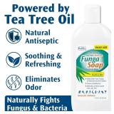 PediFix FungaSoap Tea Tree Cleansing Wash Antifungal Body Wash & Foot Soap All-Natural Tea Tree Oil Cleanser for Athletes Foot, Ringworm, Jock Itch, Body Odor & Fungus - 13.5 fl. oz