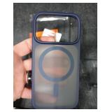 TORRAS for iPhone 17 Pro Case, Camera Control, Fit for MagSafe, Military-Grade Protection, Magnetic Slim Translucent Anti-Fingerprint Phone Case for iPhone 17 Pro 6.3, Deep Blue