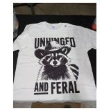 Unhinged and Feral Funny TShirt Large
