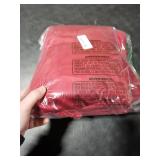 NICETOWN Christmas Red Velvet Blackout Curtains 84 inches Long 2 Panels for Bedroom, Wall Decor Soundproof Privacy Protection Panels for Home Theatre/Film Room/Stage (Rod Pocket Design)