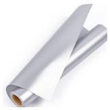 Bright Idea Silver Permanent Vinyl, 12 x 14 Ft Sliver Vinyl for Cricut & Silhouette Cameo, Decor Sticker, Cutting Machine, Home Decal