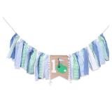 Golf 1st Birthday Highchair Banner - Golf First/One Birthday Party Decoration,High Chair Banner 1st Boy,Green Blue First High Chair