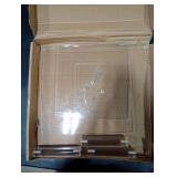 YestBuy 4 Tier Acrylic Cupcake Stand, Premium Cupcake Holder, Acrylic Cupcake Tower Display Cady Bar Party Decor Display for Pastry(4.7 Between 2 Layers)