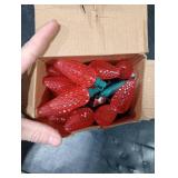 Brizled Red String Lights, 16ft 25 LED Faceted C9 Chrsitmas Lights, Connectable 120V UL Certified Tree Lights, Indoor Outdoor Christmas String Lights for Xmas, Patio, Party