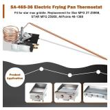 Upgraded SA-465-36 Electric Griddle Thermostat Control for Star 2T-Z5958 STAR MFG 2T-Z5958 STAR MFG Z5958 AllPoints 46-1368, Temp 100-450F
