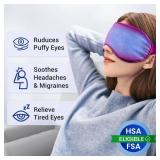 Coolig Eye Mask for Puffy Eyes: Fsa Eligible Items Hsa, Migraines Headache Fast Relief After Surgery Care Cold Compress, Reusable Face Ice Pack Gel Sleep Mask for Dark Circles, Relaxing Gifts(Purple)