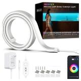 42inch WiFi Night Light Radar Motion Sensor Silicone LED Under Cabinet Lights RGB CCT White 2700K-6500K, Waterproof, APP Control, Dimmable Timing, for Google Home Alexa, for Kitchen, Under Counter