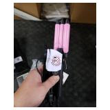 CIVEYA Mini Crimper for Short Hair 1/2 Inch, Small Crimper Hair Tool for Tight Beach Waves, 3 Barrel Waver with Argan Oil Infused, Easy to Use