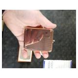 PDOZV LED Lighted Makeup Mirror with 3X Magnification, Portable Folding Compact Dual-Sided, Travel Pocket and Purse Mirror Size, Perfect for Desk Dorm, Office & Vanity Use (Solid Color)