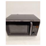 Toshiba 1.0 Cu. ft 8-in-1 Air Fryer Microwave Oven Combo  1000 Watts  Black Stainless Steel  ML2-EC10SA(BS)