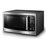 Toshiba EM131A5C-SS Microwave Oven with Smart Sensor  Easy Clean Interior  ECO Mode and Sound On/Off  1.2 Cu.ft  Stainless Steel