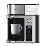 Nespresso - MultiServe Plus 10- Cup Pod Free Drip Coffee Maker, Stainless Steel