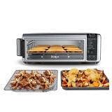 Ninja - Foodi 8-in-1 Digital Air Fry Oven, Toaster, Flip-Away Storage, Dehydrate, Keep Warm - Stainless Steel/Black