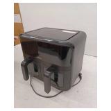 CHEFMAN 6 Quart Dual Basket Air Fryer Oven with Easy View Windows