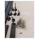 BAMEOS Wall Hooks with Shelf 35 Inch Length