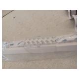 Arch Window Shade, White, 36 Inch Wide