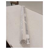 No Tools No Drill Cordless Roman Shades, 39" W x 60" H, White