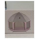 California Pop N Go Playpen, Pink And Gray