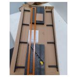 2pcs Floating Shelf Hardware Heavy Duty Hidden Shelf Brackets Support, 40 x 4 x 1.5 Inch