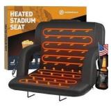 Hoperan Heated Stadium Seat, Black