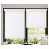 AOSKY Blackout Roller Shade, 38x72, White