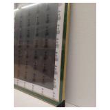 26x34 Green and Gold Picture Frame with Mat