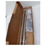 Curtain Rod - 1 inch pole. 72 to 144 in Length-Warm Gold