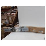 Black Stainless Steel Curved Shower Curtain Rod