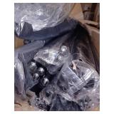 6 Panel Black Room Divider Screen