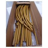 Set of 3 Tapered Gold Metal Arch Backdrops