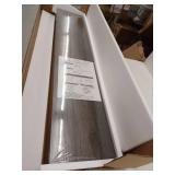 47.2" Floating Wall Shelf with Hidden Bracket Mount, Gray