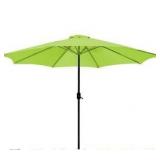 Green Patio Umbrella with Auto Tilt