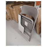 Premium Steel Folding Chair with Right Handed Tablet Arm