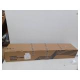 Modern Stainless Steel Rainfall Waterfall Shower Panel System-Brushed Stainless Steel