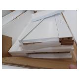 White Bathroom Cabinet, Wall Mounted, White